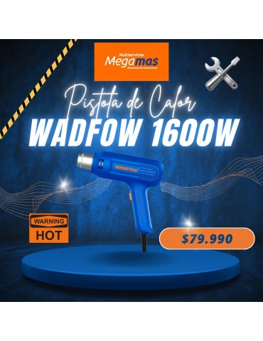Pistola de Calor Wadfow 1600W