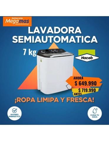 Lavadora Semiautomática...