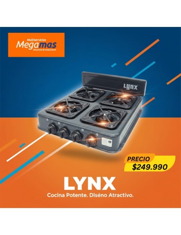 Cocina a Gas Lynx 4 Puestos